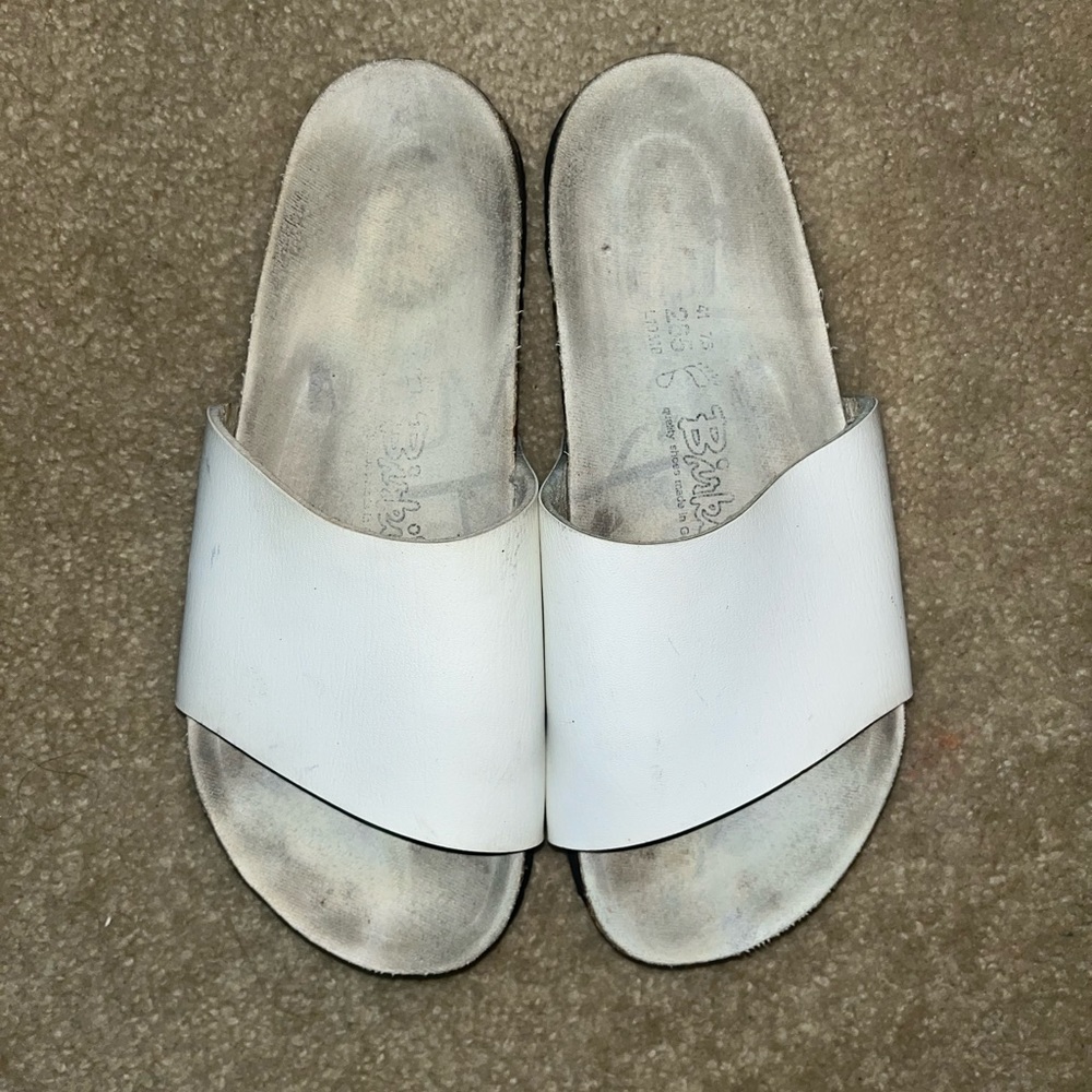 White Birkenstock Womens Sandals